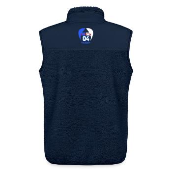 Logo von Bas-Alpine 04 - Unisex Sherpaweste von Stanley/Stella - Navy - Hinten - AI Model Male 178 light (178cm)