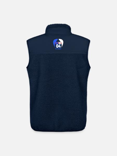 Logo Bas-Alpine 04 - Veste sans manches sherpa unisexe Stanley/Stella - marine
