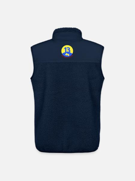 13 Bouches-du-Rhône - Veste sans manches sherpa unisexe Stanley/Stella - marine