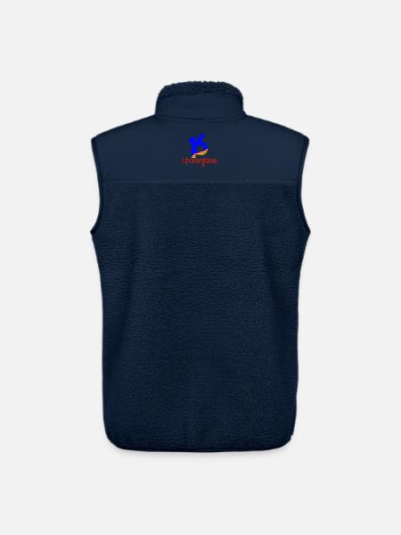 Department 16 Charentaise - Unisex Sherpa Gilet by Stanley/Stella - navy