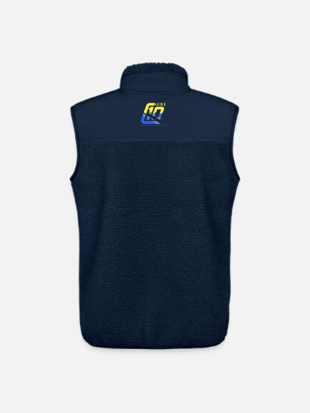 Logo 10 Aube - Veste sans manches sherpa unisexe Stanley/Stella - marine