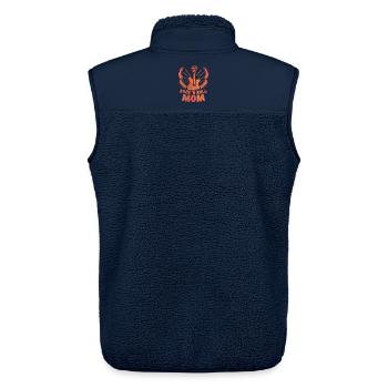 Rock 'n Roll Mom Rock Band Guitar Music - Unisex Sherpaweste von Stanley/Stella - Navy - Hinten - AI Model Male 178 light (178cm)