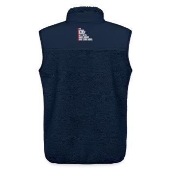 I'm Boring Baby All I Do Is Make Money Come Home - Unisex Sherpaweste von Stanley/Stella - Navy - Hinten - AI Model Male 178 light (178cm)