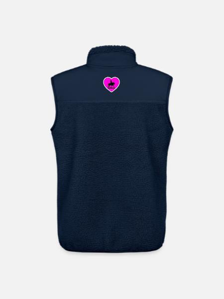 Pferde - Unisex Sherpaweste von Stanley/Stella - Navy