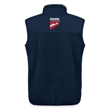 Ischgl - Unisex Sherpa Gilet by Stanley/Stella - navy - Back - AI Model Male 178 light (178cm)
