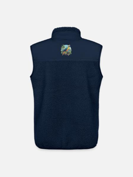 Macaw's Era - Unisex Sherpa Gilet by Stanley/Stella - navy