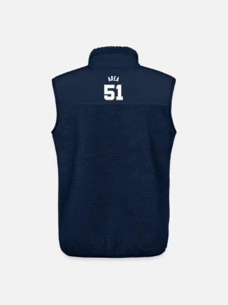 AREA 51 White - Unisex Sherpa Gilet by Stanley/Stella - navy