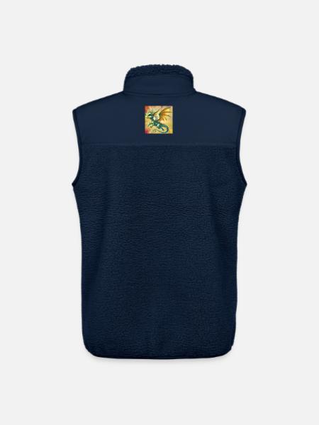 dragon - Veste sans manches sherpa unisexe Stanley/Stella - marine