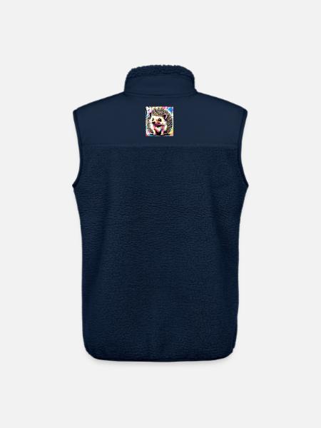 hérisson - Veste sans manches sherpa unisexe Stanley/Stella - marine