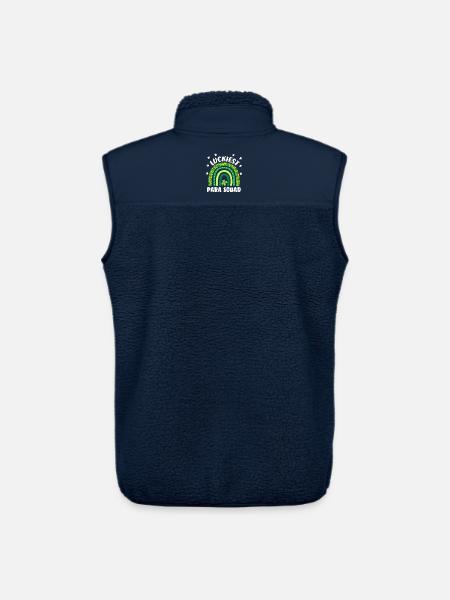 Luckiest Para Squad - Unisex Sherpa Gilet by Stanley/Stella - navy