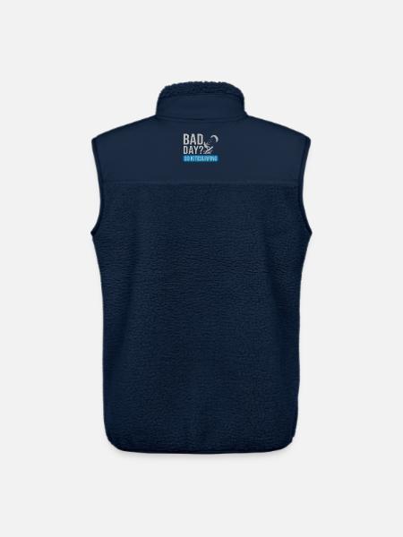 Bad Day? Go Kitesurfing – Kitesurfing T-Shirt für - Unisex Sherpaweste von Stanley/Stella - Navy