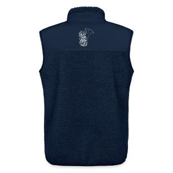 Tuba Zeichnung - Unisex Sherpaweste von Stanley/Stella - Navy - Hinten - AI Model Male 178 light (178cm)