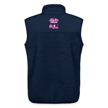 40. Geburtstag Frau 39 Plus Lustiger Spruch - Unisex Sherpaweste von Stanley/Stella - Navy - Hinten - AI Model Male 178 light (178cm)