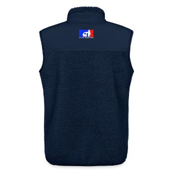 Camping d’équipe - Veste sans manches sherpa unisexe Stanley/Stella - marine - Dos - AI Model Male 178 light (178cm)