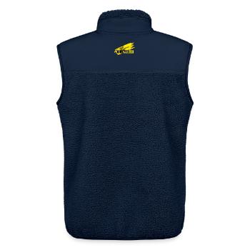 Fussball Dortmund - Unisex Sherpaweste von Stanley/Stella - Navy - Hinten - AI Model Male 178 light (178cm)