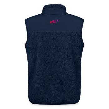 Handball Motiv das sofort wirkt fuer Frauen - Unisex Sherpaweste von Stanley/Stella - Navy - Hinten - AI Model Male 178 light (178cm)