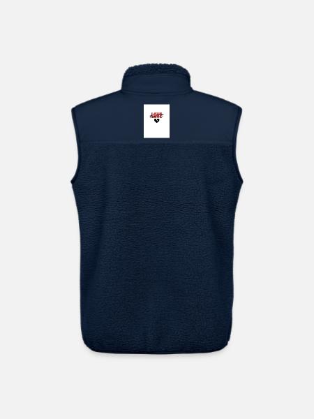 Hassliebe, gebrochenes Herz Valentinsgeschenk - Unisex Sherpaweste von Stanley/Stella - Navy