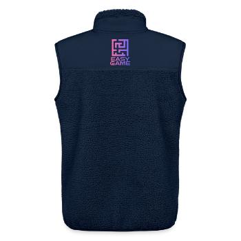 Maze Neon Easy Game Logo - Unisex Sherpaweste von Stanley/Stella - Navy - Hinten - AI Model Male 178 light (178cm)