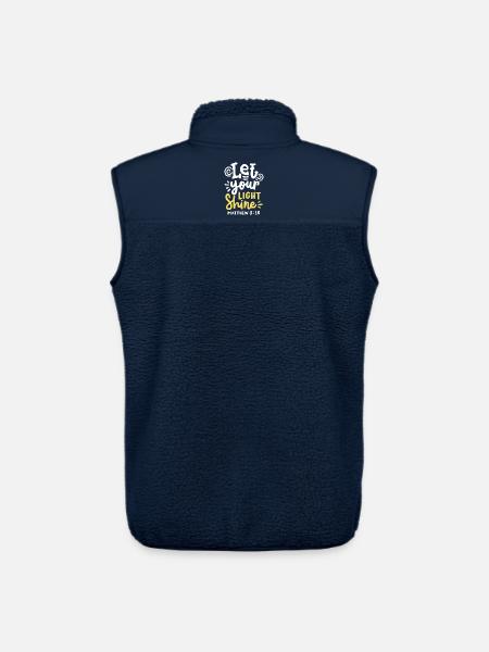 Bibelvers Christlich - Unisex Sherpaweste von Stanley/Stella - Navy
