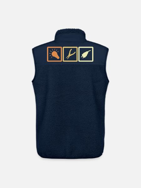 Electrician Tools - Unisex Sherpa Gilet by Stanley/Stella - navy