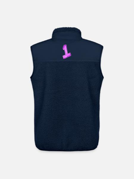 Motif numéro 1 - Veste sans manches sherpa unisexe Stanley/Stella - marine