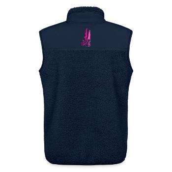 Kunstrad, Kunstradfahren, Hallenradsport - Unisex Sherpaweste von Stanley/Stella - Navy - Hinten - AI Model Male 178 light (178cm)