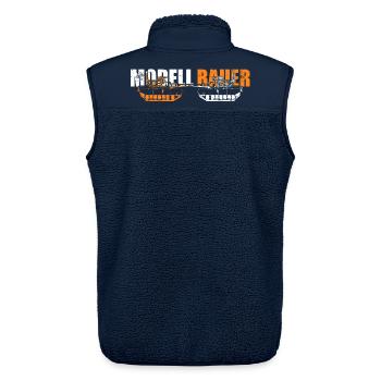 Modellbauer - Unisex Sherpaweste von Stanley/Stella - Navy - Hinten - AI Model Male 178 light (178cm)