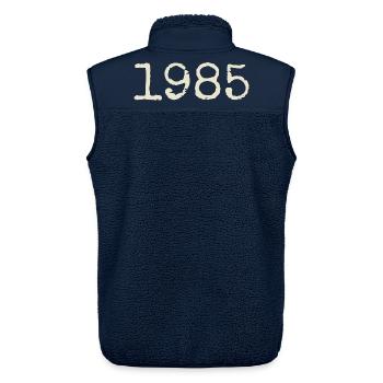 Geburtstagsgeschenk 1985 – Großartig seit 1985 - Unisex Sherpaweste von Stanley/Stella - Navy - Hinten - AI Model Male 178 light (178cm)