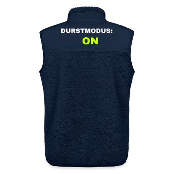 Durstmodus ON Frühlingsfest 2026 – Bier Festival - Unisex Sherpaweste von Stanley/Stella - Navy - Hinten - AI Model Male 178 light (178cm)