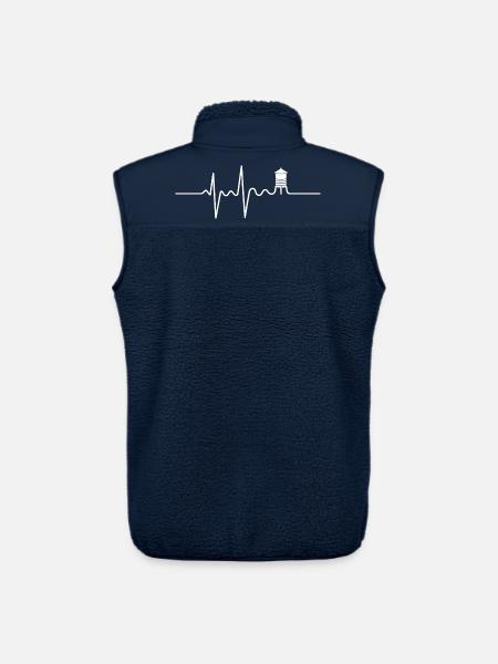 Water Tower Heartbeat Hydratation Spezialist - Unisex Sherpaweste von Stanley/Stella - Navy