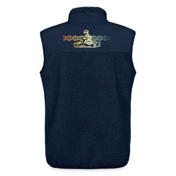 Gokart DNS Kart Racing DNS - Unisex Sherpaweste von Stanley/Stella - Navy - Hinten - AI Model Male 178 light (178cm)