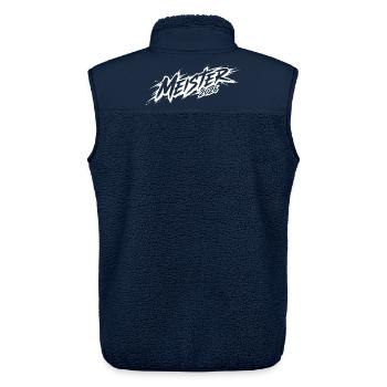 Meister 2026 - Unisex Sherpaweste von Stanley/Stella - Navy - Hinten - AI Model Male 178 light (178cm)