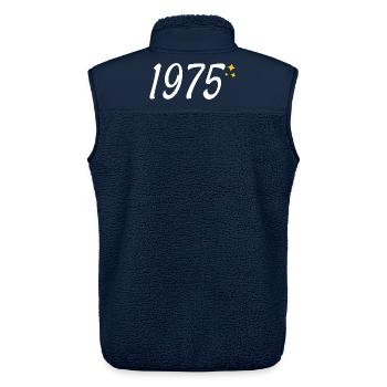 1975 - Unisex Sherpa Gilet by Stanley/Stella - navy - Back - AI Model Male 178 light (178cm)