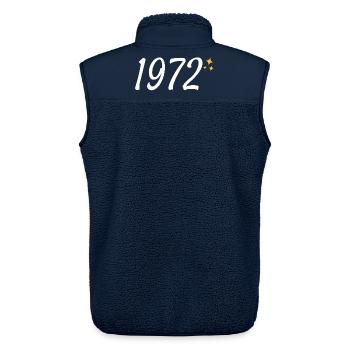 1972 - Unisex Sherpaweste von Stanley/Stella - Navy - Hinten - AI Model Male 178 light (178cm)