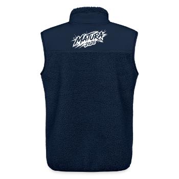Matura 2026 - Unisex Sherpaweste von Stanley/Stella - Navy - Hinten - AI Model Male 178 light (178cm)
