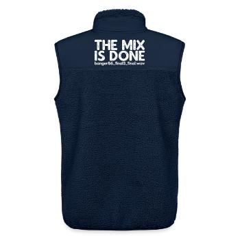 The Mix Is Done - Unisex Sherpaweste von Stanley/Stella - Navy - Hinten - AI Model Male 178 light (178cm)