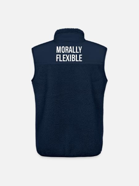 moralement flexible - Veste sans manches sherpa unisexe Stanley/Stella - marine