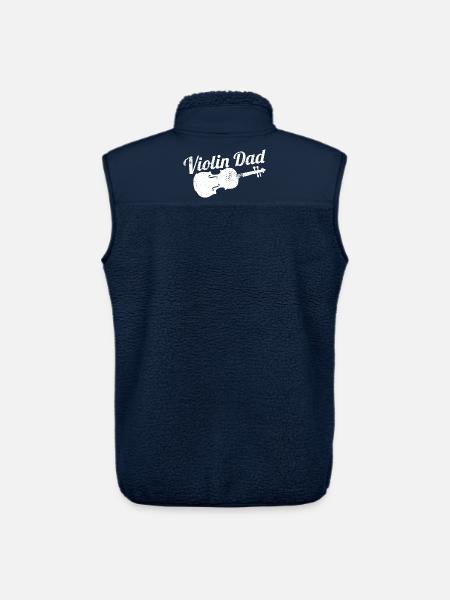 Violinist Father - Unisex Sherpa Gilet by Stanley/Stella - navy