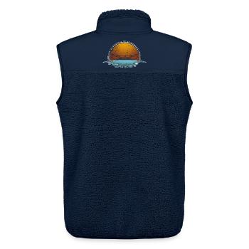 Kanu Kanufahrer Kanufahren - Unisex Sherpaweste von Stanley/Stella - Navy - Hinten - AI Model Male 178 light (178cm)