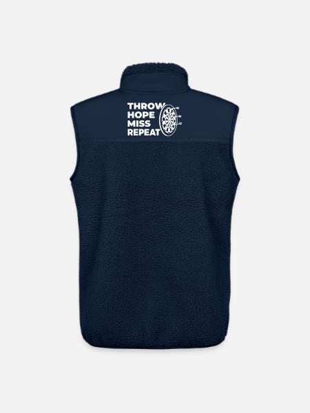 Werfen Hoffen Verfehlen Wiederholen - Unisex Sherpaweste von Stanley/Stella - Navy
