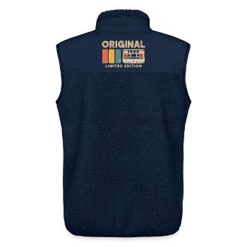 Original Geburtstag 1988 Geschenk 1988 Retro 1988 - Unisex Sherpaweste von Stanley/Stella - Navy - Hinten - AI Model Male 178 light (178cm)