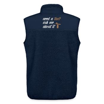 Spray Tanning Artist Oil Professional Kit Spray - Unisex Sherpaweste von Stanley/Stella - Navy - Hinten - AI Model Male 178 light (178cm)