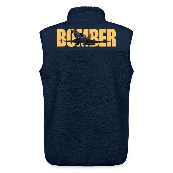 Bomber Tu-22 M3 - Unisex Sherpaweste von Stanley/Stella - Navy - Hinten - AI Model Male 178 light (178cm)