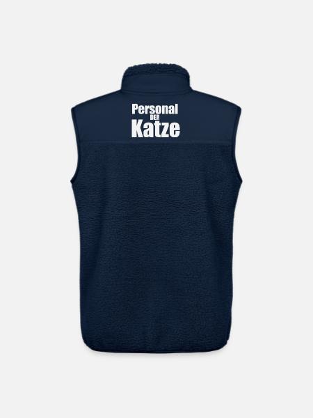 Personal-der-katze - Unisex Sherpaweste von Stanley/Stella - Navy