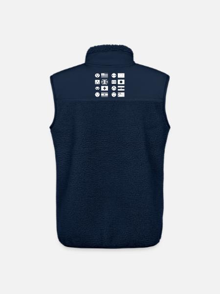 Sockets - Unisex Sherpa Gilet by Stanley/Stella - navy