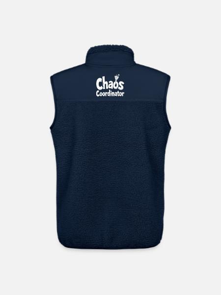 Chaos Coordinator - Lustiger Spruch - Unisex Sherpaweste von Stanley/Stella - Navy