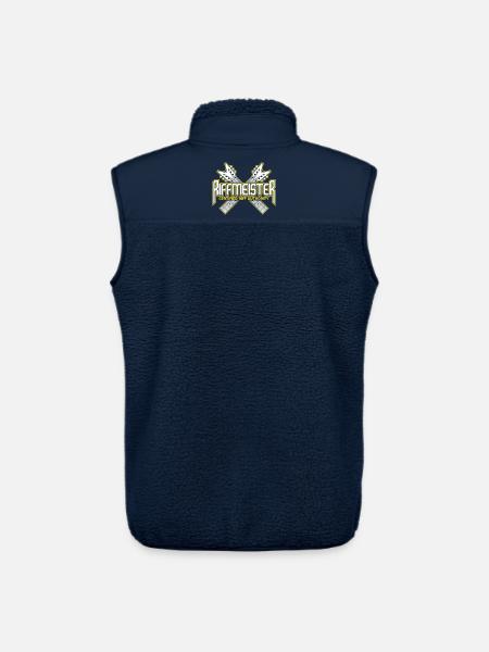 Riffmeister - Certified Riff Authority - Unisex Sherpa Gilet by Stanley/Stella - navy