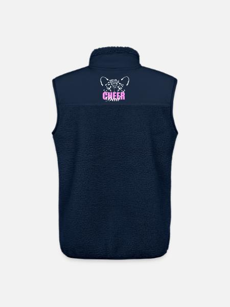 Papa de soutien - Veste sans manches sherpa unisexe Stanley/Stella - marine