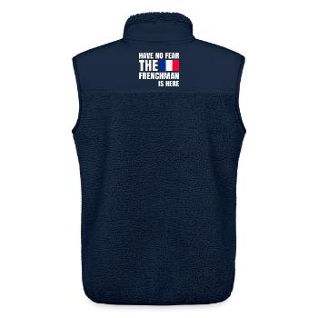 Have No Fear The Frenchman Is Here Franzose - Unisex Sherpaweste von Stanley/Stella - Navy - Hinten - AI Model Male 178 light (178cm)