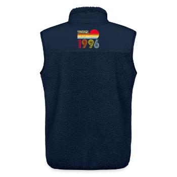 Vintage 1996 30th Birthday - Unisex Sherpaweste von Stanley/Stella - Navy - Hinten - AI Model Male 178 light (178cm)
